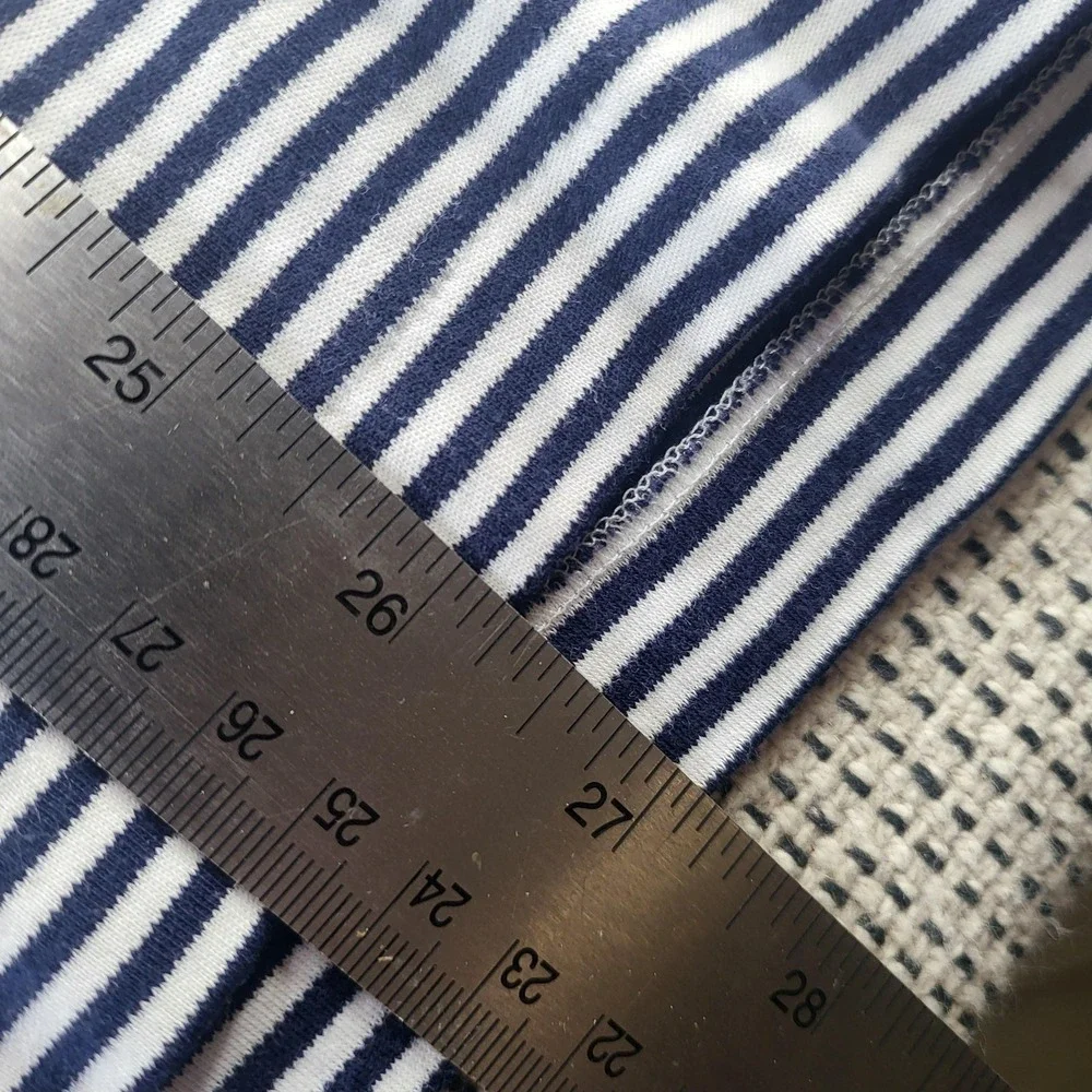 Polo Ralph Lauren Polo Shirt Mens XL Blue Striped Pima‎ Soft Touch Short Sleeve